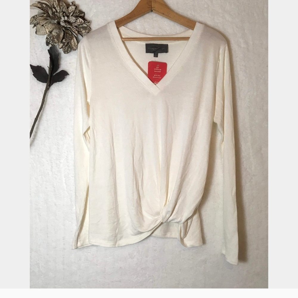 Anthropologie Sunday In Brooklyn Knot Blouse